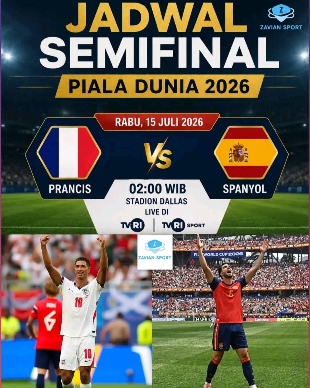 Magnet Piala Dunia dirasakan di Rembang