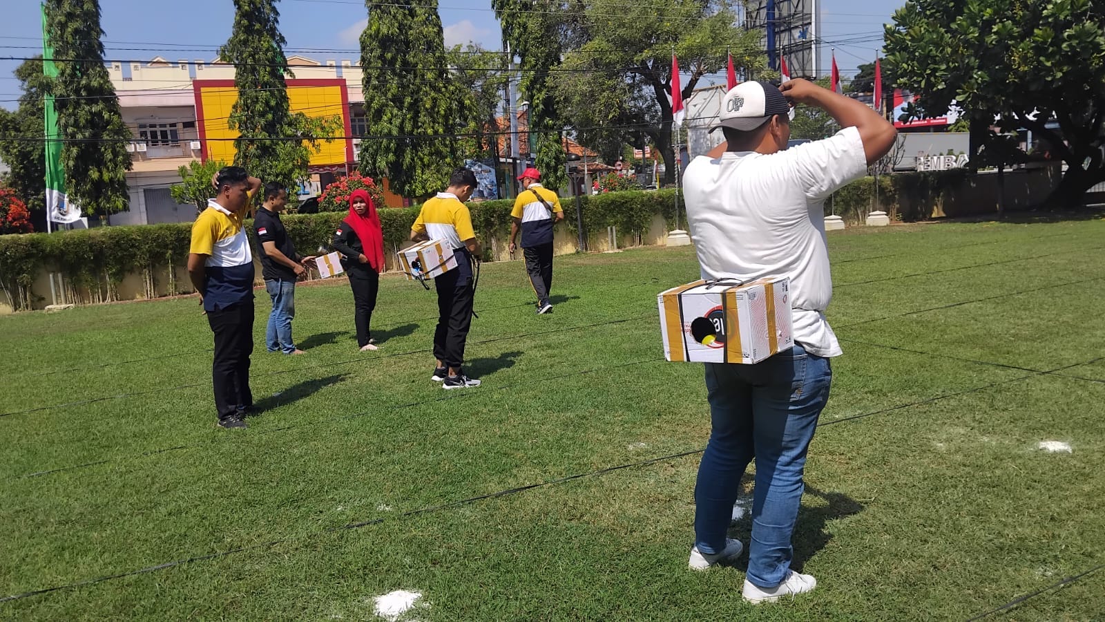 Peringatan HUT ke-79 RI mulai meriah