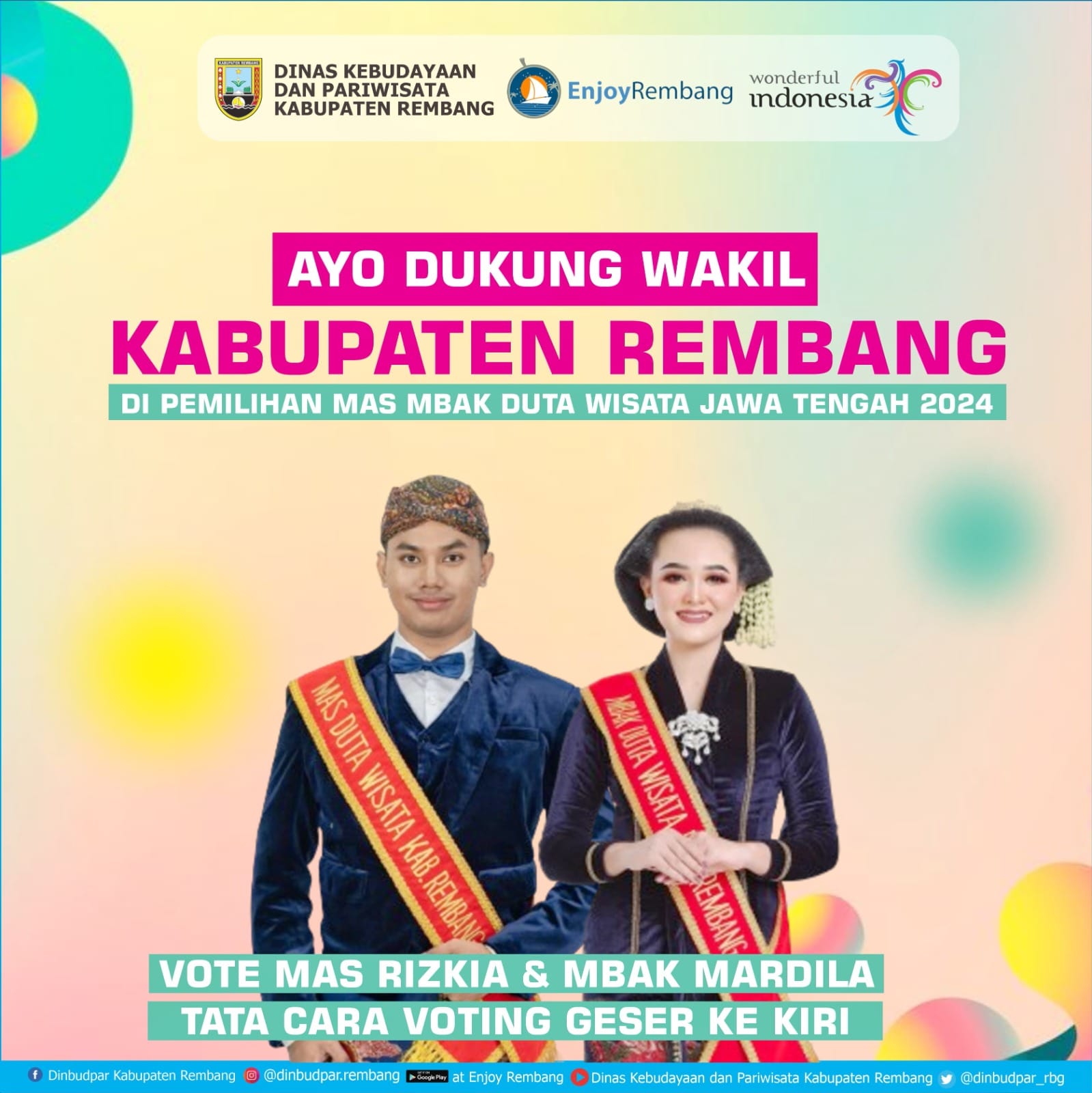 Dukung Duta Wisata Rembang ke tingkat Provinsi