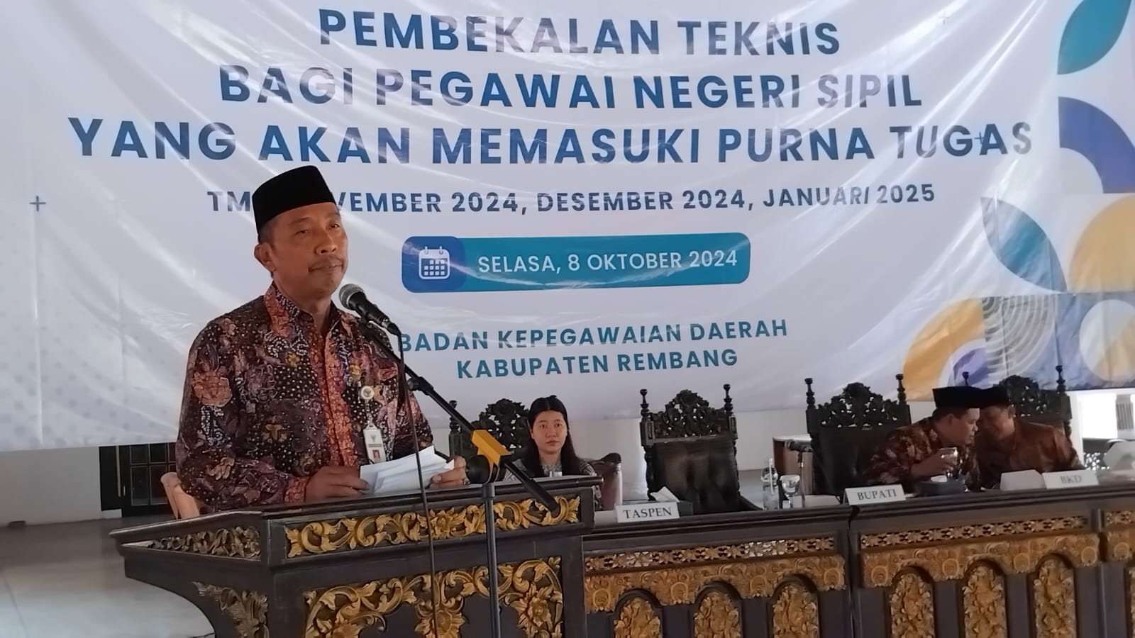 65 orang akan masuki pensiun