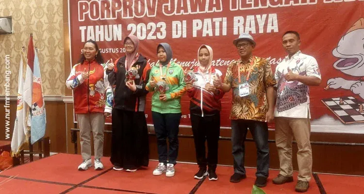 Rembang Tambah Koleksi Medali Perak di Porprov Jateng 2023 dari Cabor Catur