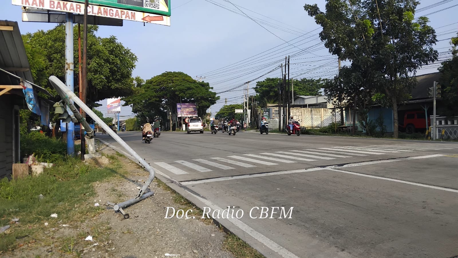 Bangjo Clangapan menyala kuning saja, karena ini