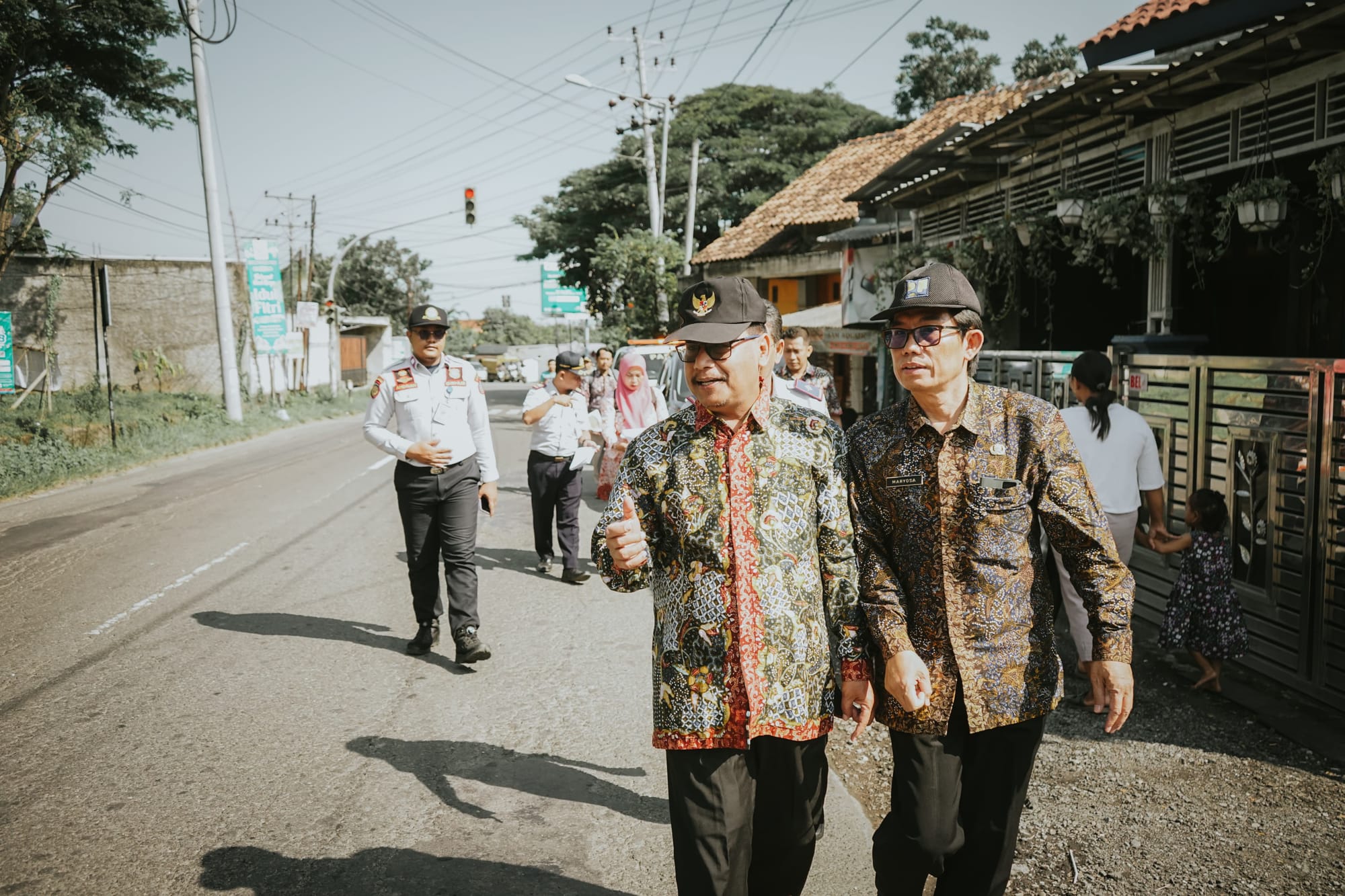 Bupati Harno pantau Jalan Clangapan