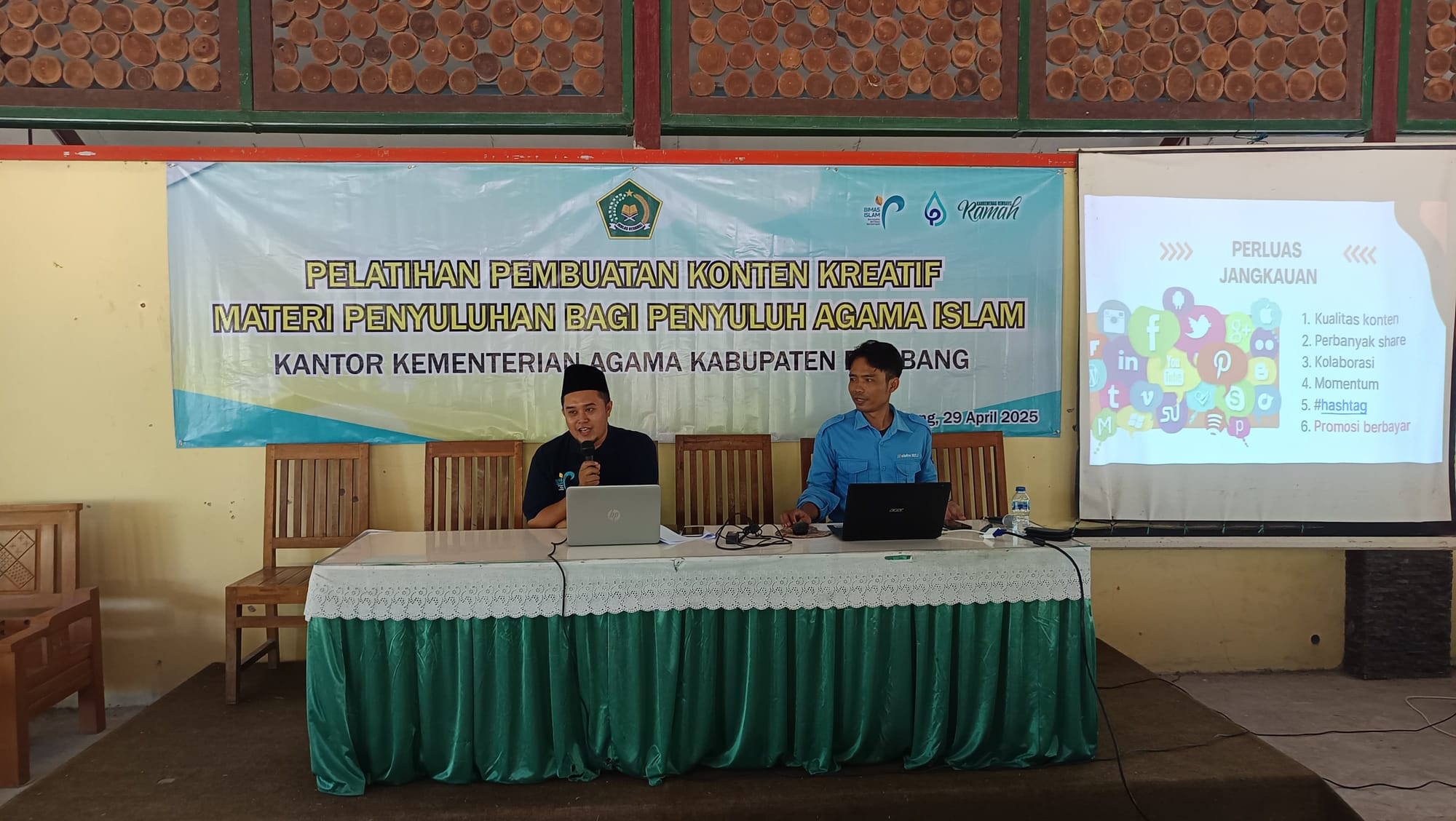 Perkuat Dakwah Digital, Kemenag Rembang Gelar Pelatihan Sosial Media