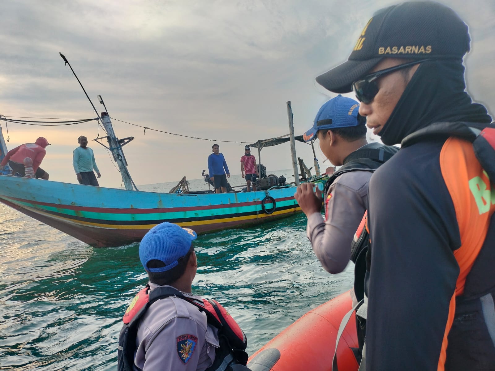 Pencarian Nelayan Yang Hilang di Kragan Masih Berlanjut