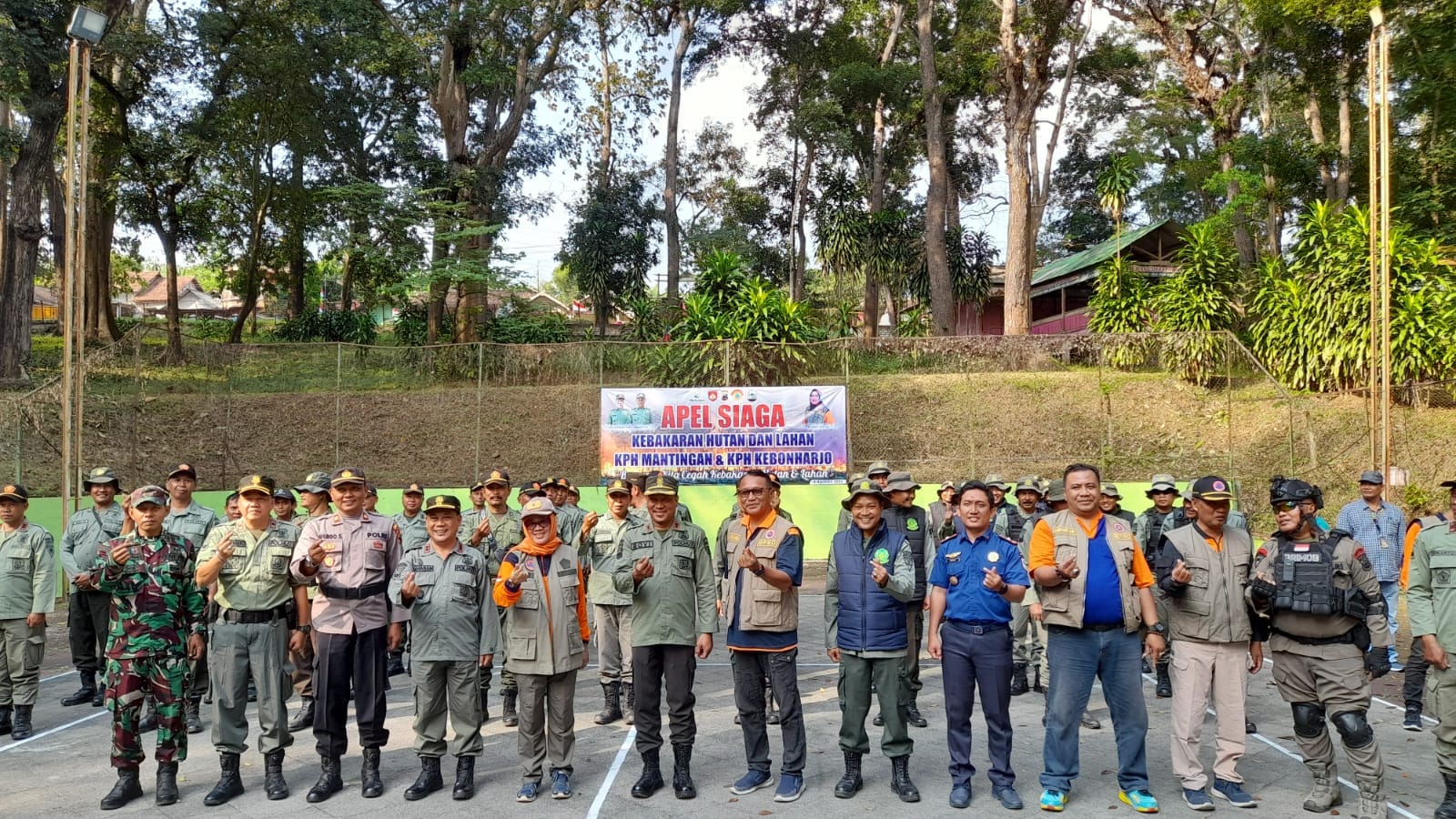 Jelang puncak musim kemarau gelar apel siaga Karhutla