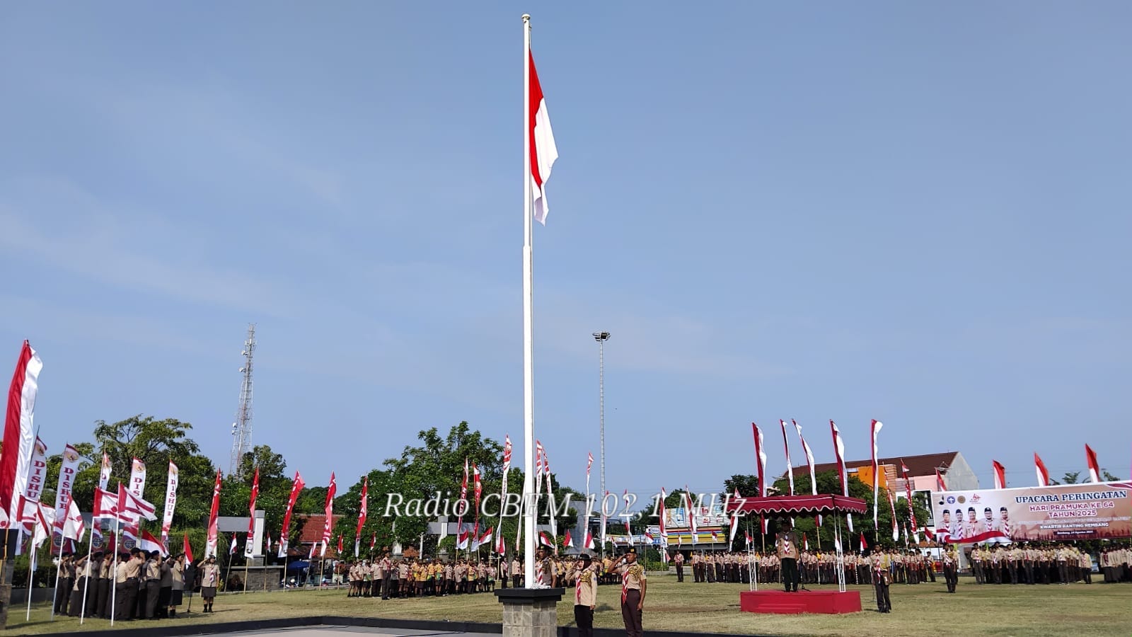 Hari Pramuka, Kwarran Rembang gelar upacara di Alun-alun