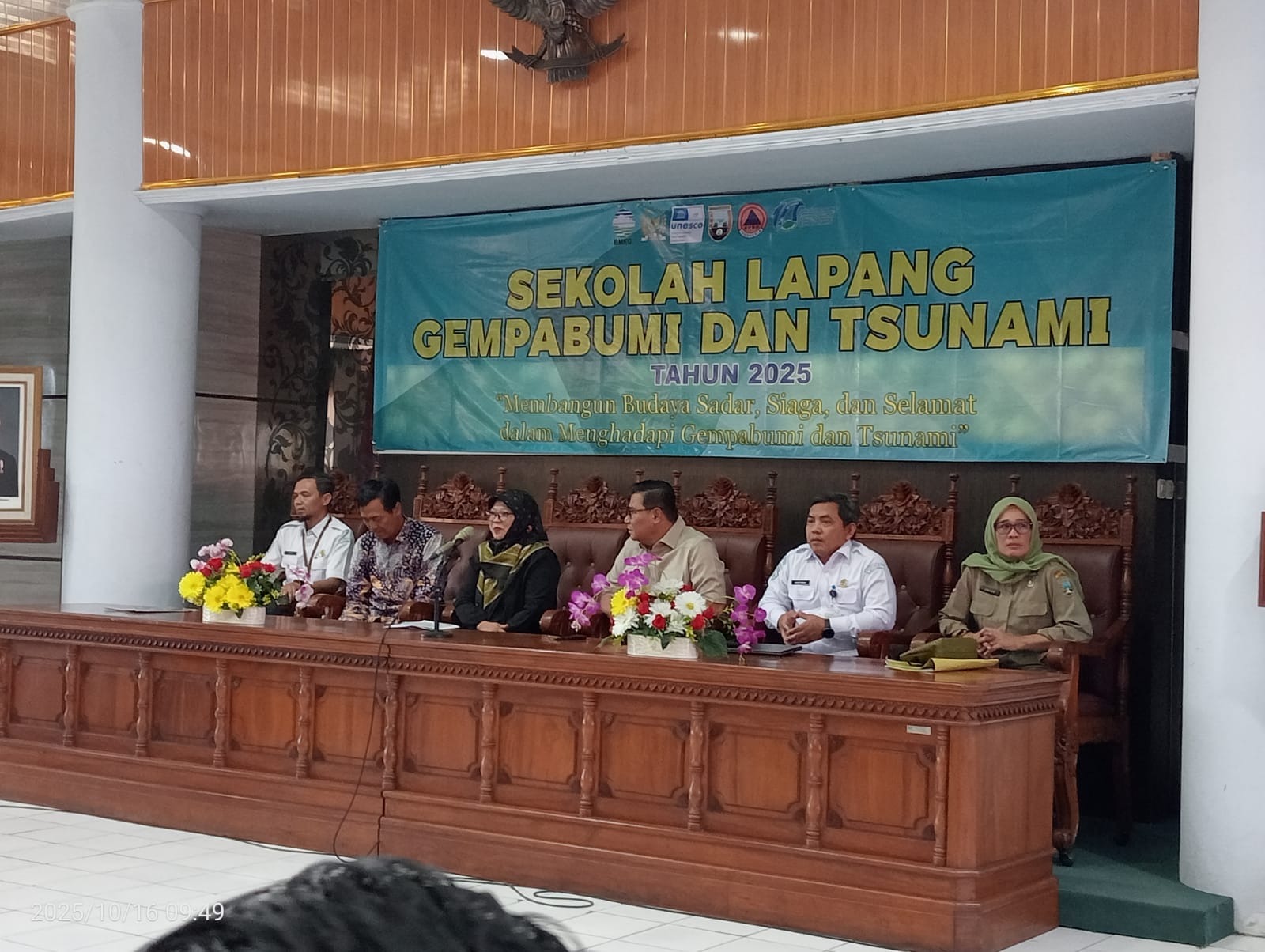 BPBD Rembang Gelar Sekolah Lapang Gempa Bumi dan Tsunami