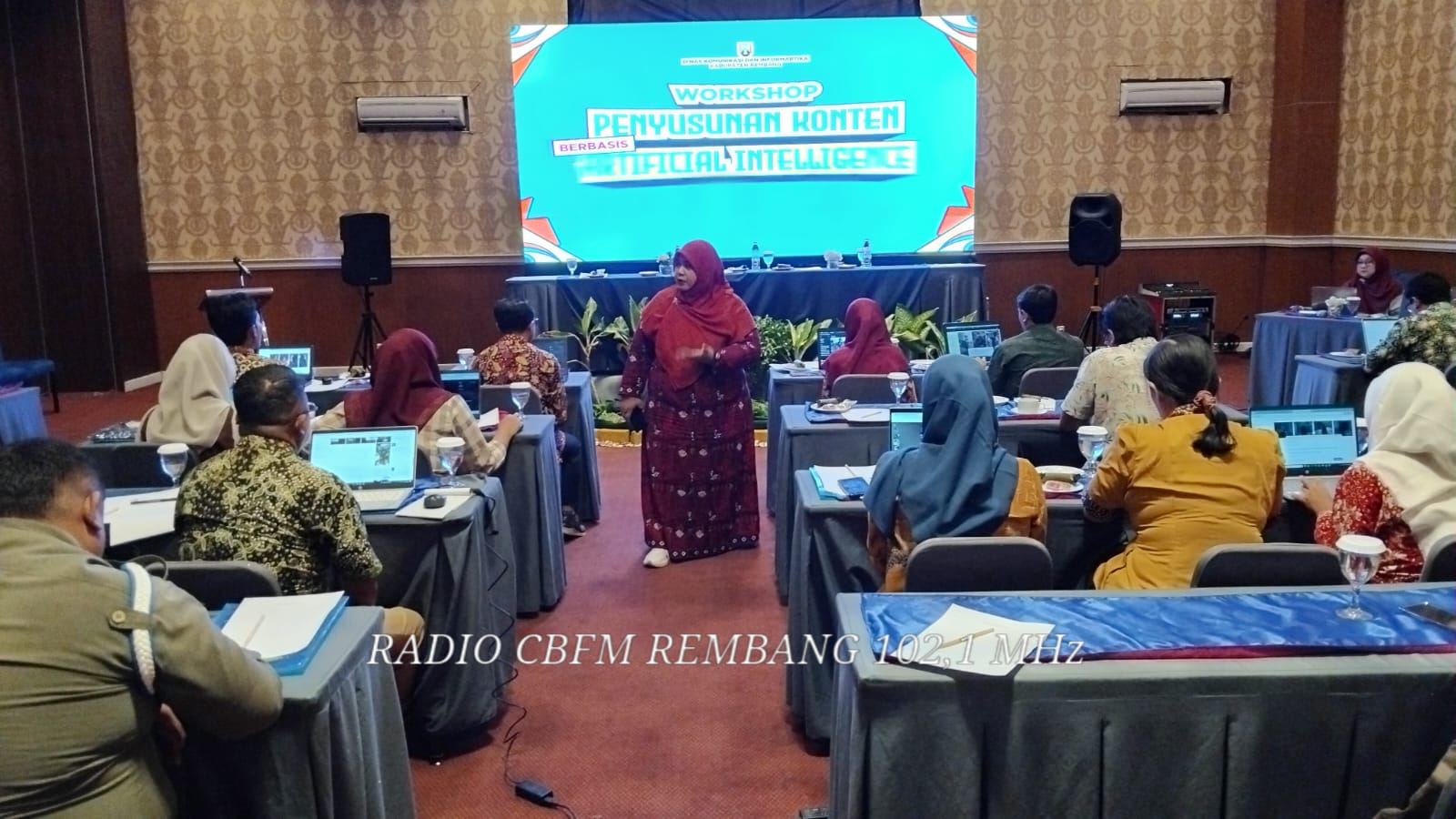 Workshop penyusunan konten berbasis AI digelar