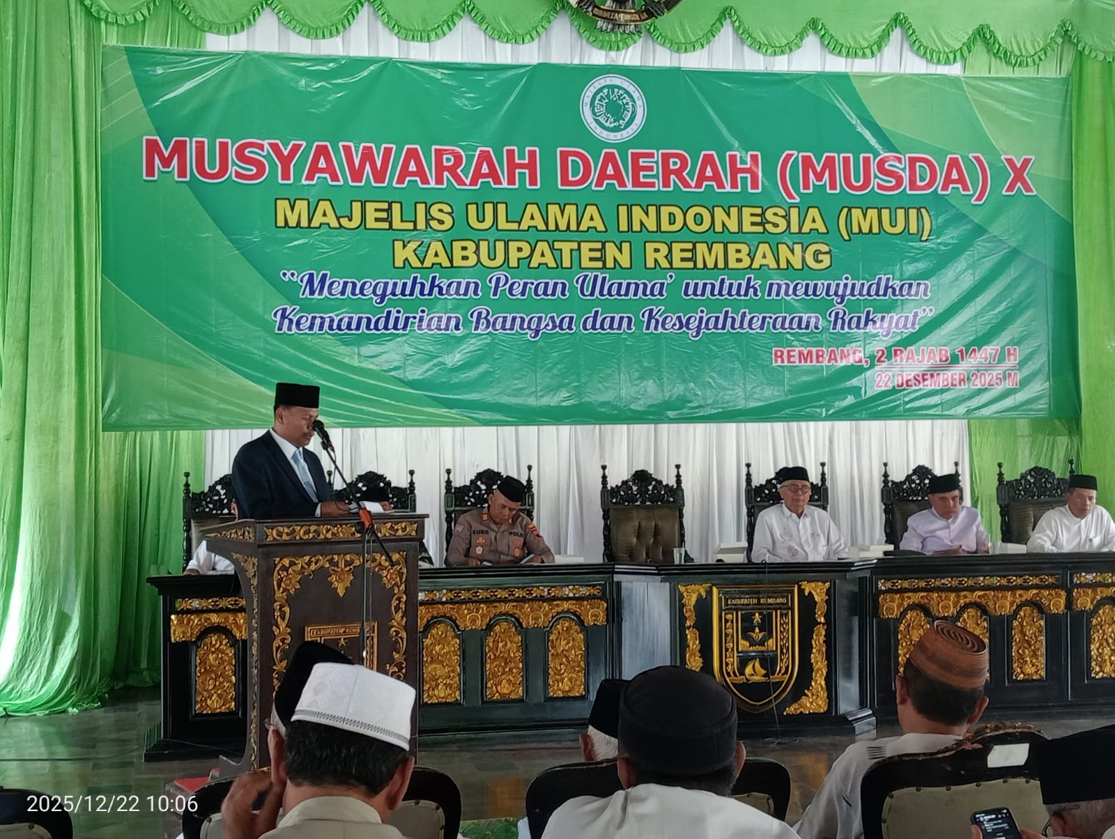 Musda MUI, Bupati Rembang ; “Semoga Lahir Pengurus yang Dapat Menjawab Tantangan Zaman”