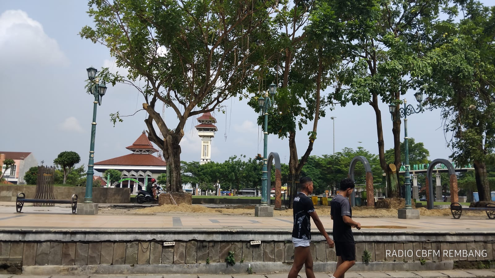 Alun-alun sebelah timur mulai direvitalisasi
