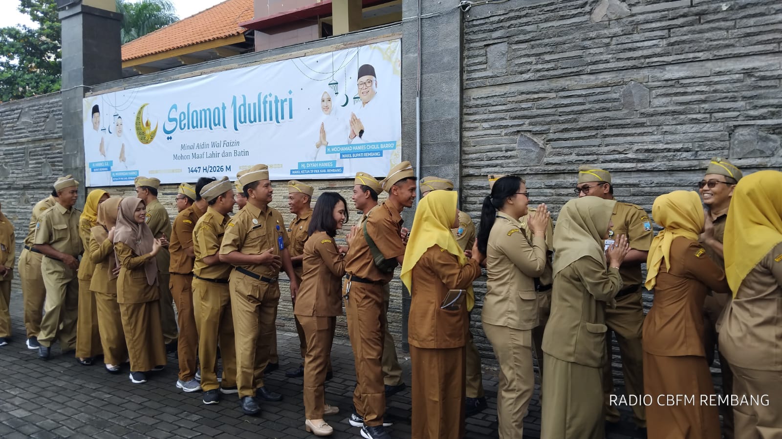 ASN di Rembang mulai masuk, diisi halal bihalal