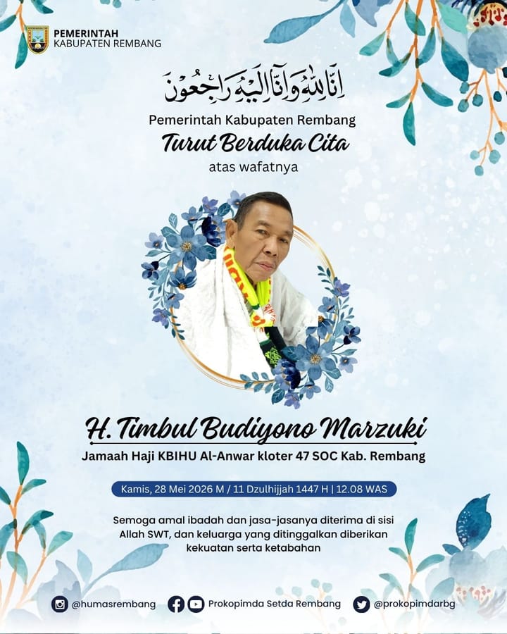 1 jamaah haji Rembang meninggal