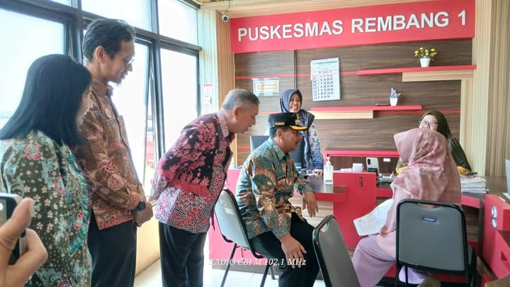 Bupati Harno kunjungi Puskesmas