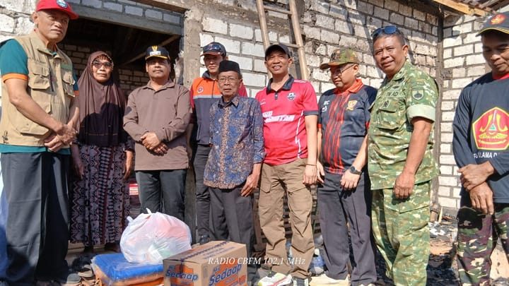 Bupati Harno kunjungi 3 korban kebakaran