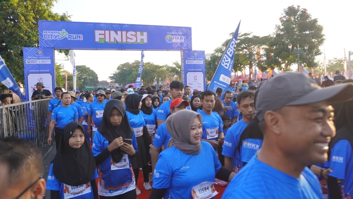 Rembang City Run Diikuti 3200 Peserta